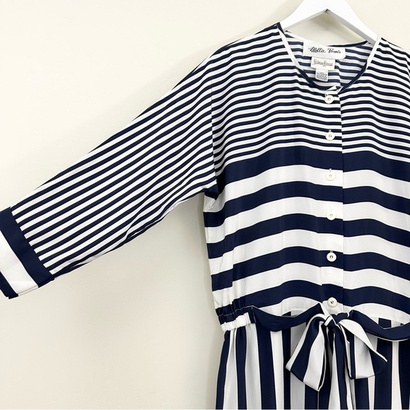 Mollie Parnis Neiman Marcus Vintage Striped Jumpsuit - Picture 3 of 14